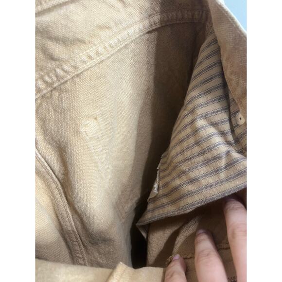Billy Reid Khaki Pants Mens 32 Beige USA Panel Cotton Casual Work Pockets - Picture 9 of 10